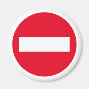 Symbol für STOP-Zeichen Geben Sie keinen benutzer Magnet
