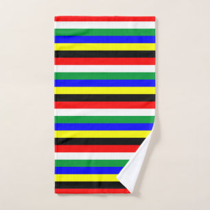 Symbol für Streifen der Südafrikanischen Flagge Handtuch