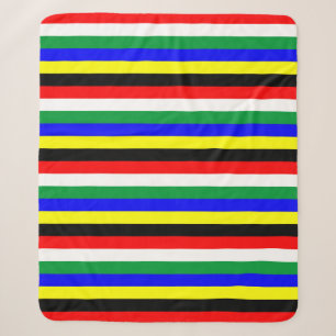Symbol für Streifen der Südafrikanischen Flagge Sherpadecke