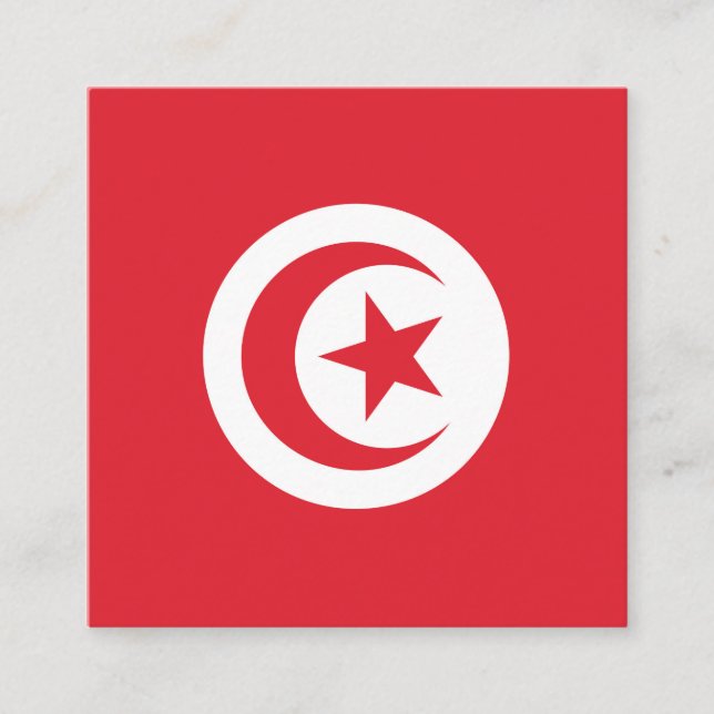 Symbol für Tunesien Begleitkarte (Vorderseite)