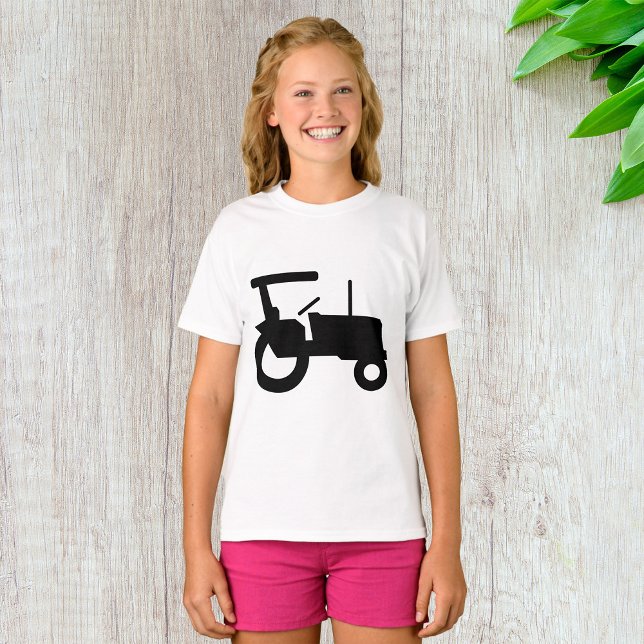 Symbol für Vintage Zugmaschine, Silhouette T-Shirt (Von Creator hochgeladen)