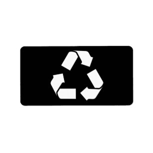 SYMBOL gerecycelt Adressaufkleber