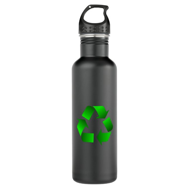 Symbol gerecycelt edelstahlflasche (Vorderseite)
