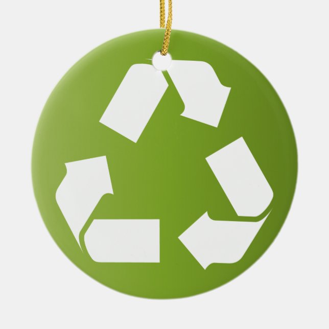 SYMBOL gerecycelt Keramik Ornament (Vorne)