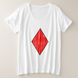 Symbol "Karten spielen" Große Größe T-Shirt