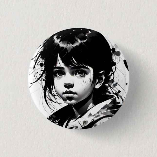 Symbol: Mädchen Button (Vorderseite)