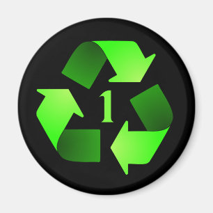 Symbol-Magnet recycelnd - grün #1 Magnet