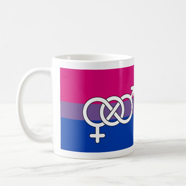 Symbol-Markierung für Bisexual Kaffeetasse (Links)