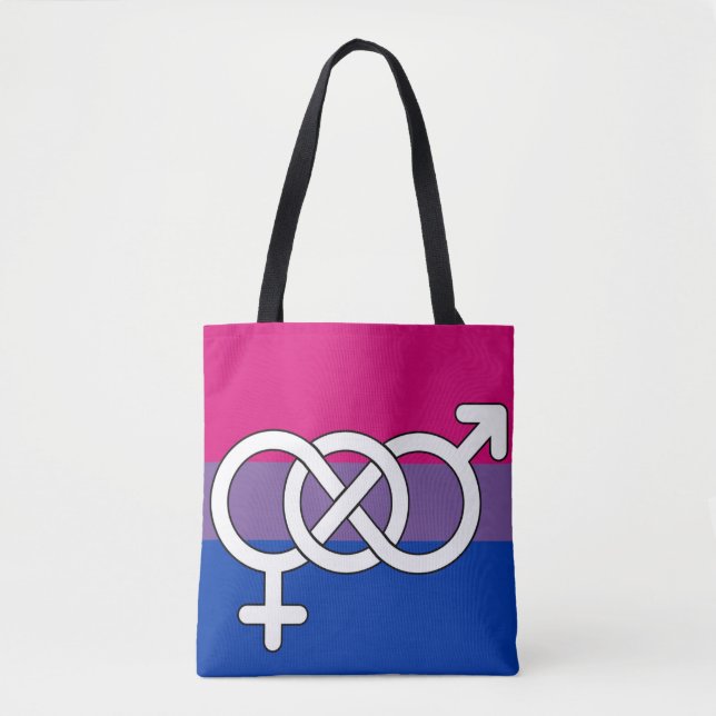 Symbol-Markierung für Bisexual Tasche (Vorderseite)