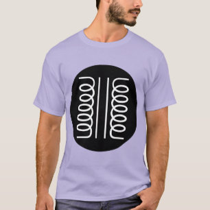 Symbol mit Kreis - Transformator T-Shirt