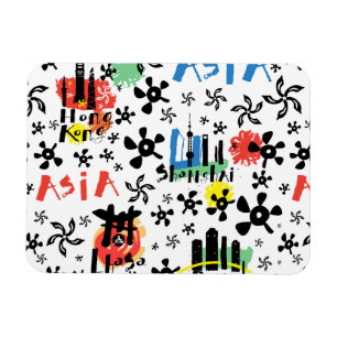 Symbol-Muster Asiens   Magnet