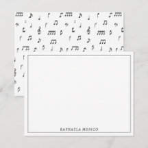 Symbol-Muster für schwarze und weiße Noten