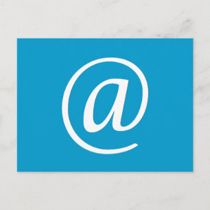 @ Symbol Postcard - Blau Postkarte