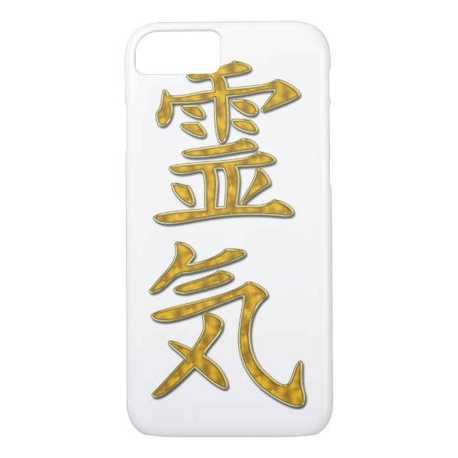 Symbol REIKI Gold + Ihr Hintergrund Case-Mate iPhone Hülle (Rückseite)