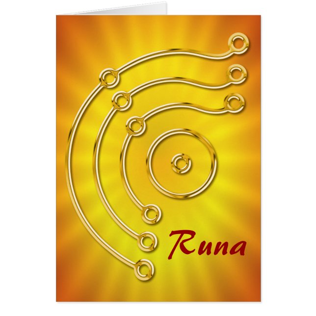 Symbol RUNA / GOLD, Runa (Vorne)
