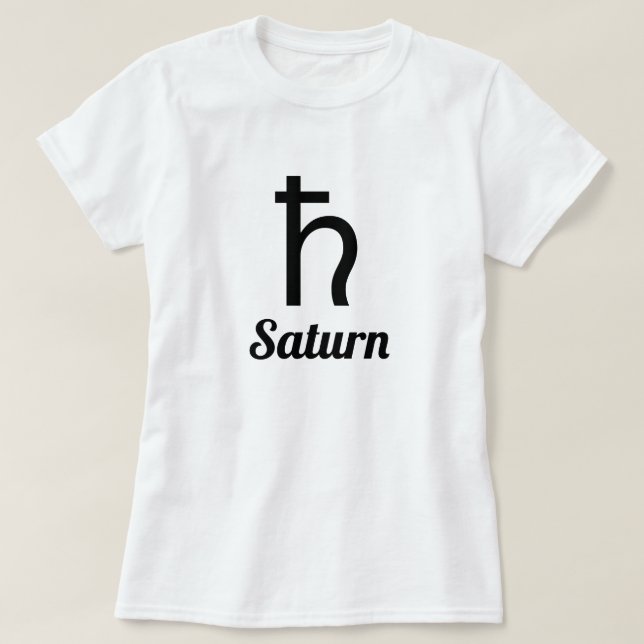 Symbol Saturn T-Shirt (Design vorne)
