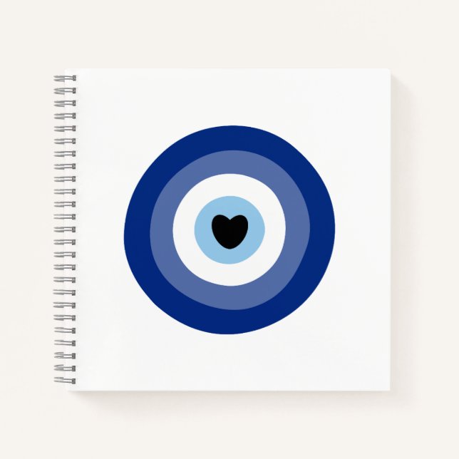 Symbol-Schutz des Bösen Notizbuch (Vorderseite)