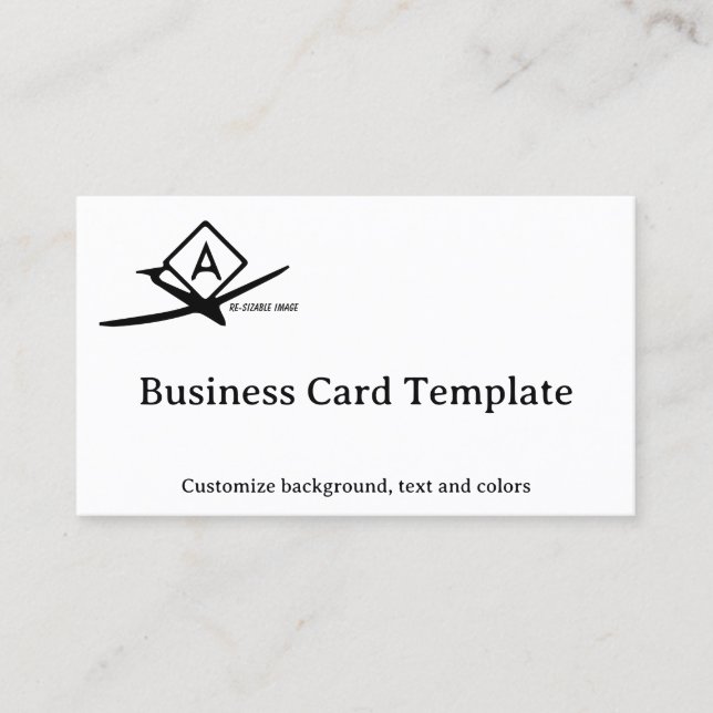 Symbol Sectional Chart Aerobatic Practice Area Visitenkarte (Vorderseite)