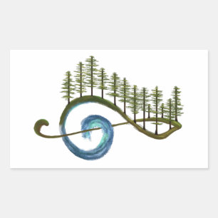 Symbol-Sticker für Sol Rechteckiger Aufkleber