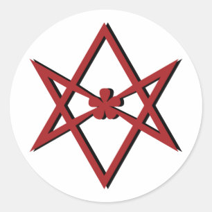 Symbol Thelema Runder Aufkleber
