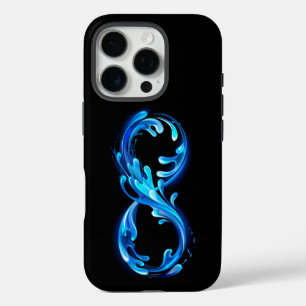 Symbol Unendlichkeit von kaltem klarem Wasser iPhone 16 Pro Hülle