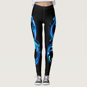 Symbol Unendlichkeit von kaltem klarem Wasser Leggings