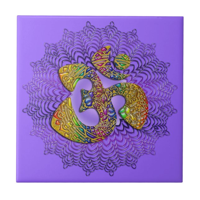 Symbol Universell OM/OM - Ornament Fliese (Vorderseite)