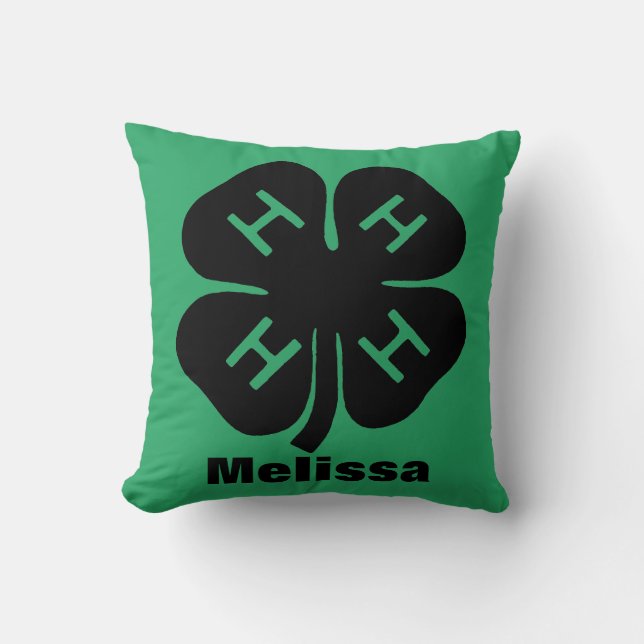 Symbol: Verein 4-H Kissen (Vorderseite)