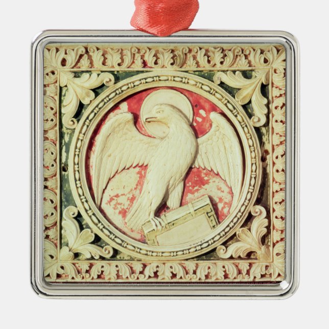 Symbol von Johannes der Evangelist Ornament Aus Metall (Vorne)