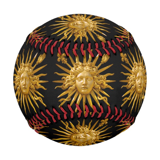 Symbol von Louis XIV der Sonnenkönig Baseball (Vorderseite)