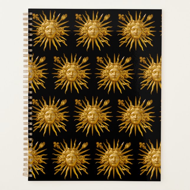 Symbol von Louis XIV der Sonnenkönig Planer (Vorderseite)