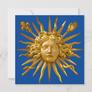 Symbol von Ludwig XIV. dem Sonnenkönig Einladung