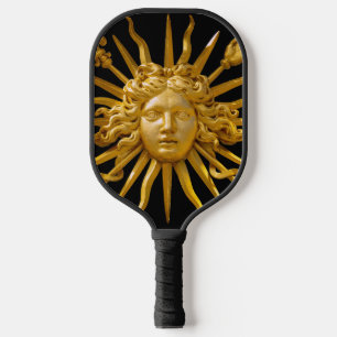 Symbol von Ludwig XIV. dem Sonnenkönig Pickleball Schläger