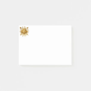 Symbol von Ludwig XIV. dem Sonnenkönig Post-it Klebezettel