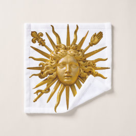 Symbol von Ludwig XIV. dem Sonnenkönig Waschlappen
