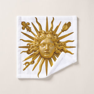 Symbol von Ludwig XIV. dem Sonnenkönig Waschlappen