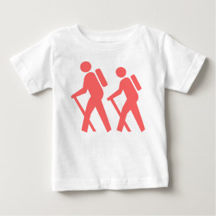Symbol Wanderung Baby T-shirt