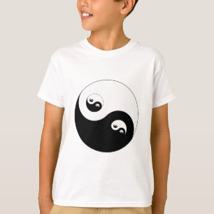 Symbol Yin Yang fraktal Fraktal T-Shirt