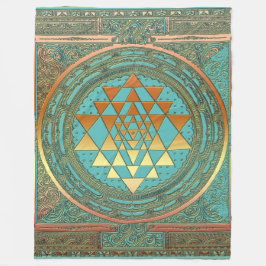 Symbol-Yogaangelegenheiten chakra Gold der Fleece