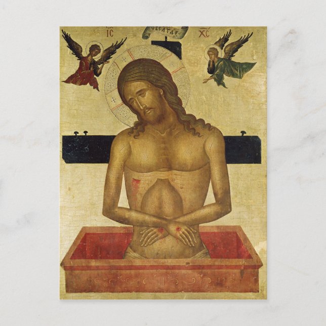 Symbol zur Darstellung Christi im Grab Postkarte (Vorderseite)