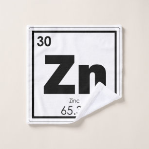 Symbolchemieformel des chemischen Elements des Waschlappen