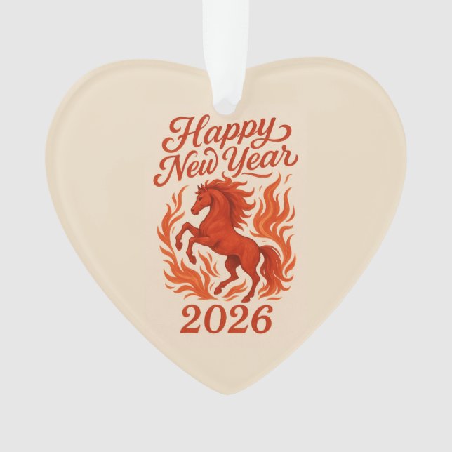 Symbole 2026 Fire Red Horse (devant)