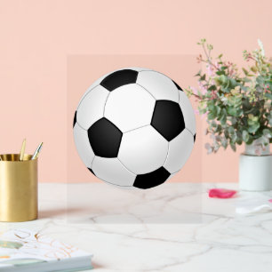 Symbole acrylique de balle de football