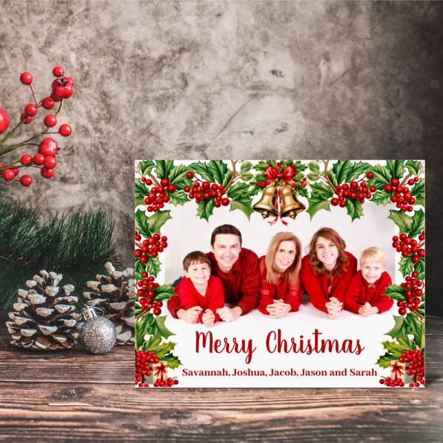 Symbole acrylique photo Holly Feuilles et Berries (Créateur téléchargé)