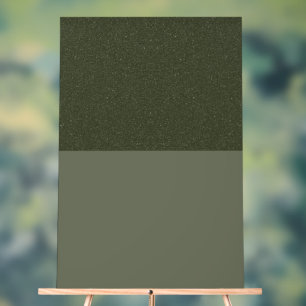 Symbole Acrylique Vert Moss Personnalisé À Deux To
