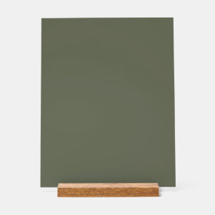 Symbole Acrylique Vert mousse personnalisé