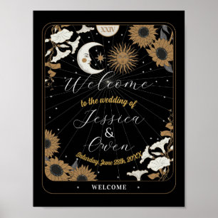 SYMBOLE Affiche de bienvenue Tarot Mariage Hallowe