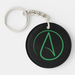 Symbole athée : Vert sur noir