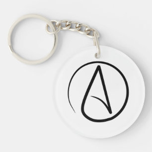 Symbole athéisme : noir sur blanc