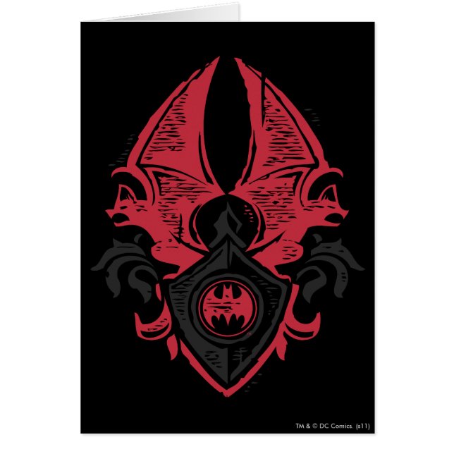 Symbole Batman | Logo de la crête de chaume noire  (Devant)